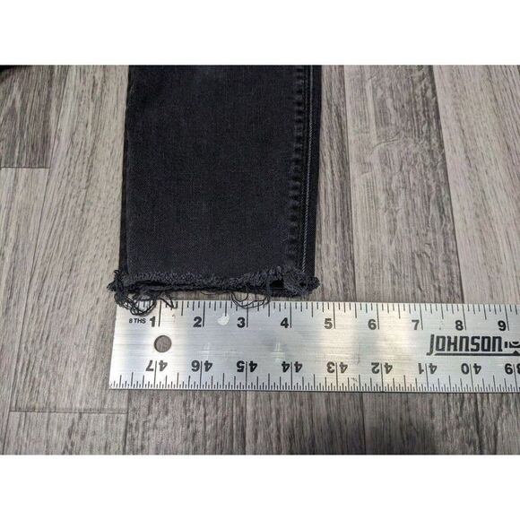 Hudson Los Angeles Womens Size 26 Barbara Super Skinny Grey Black Denim Jeans - Picture 11 of 11